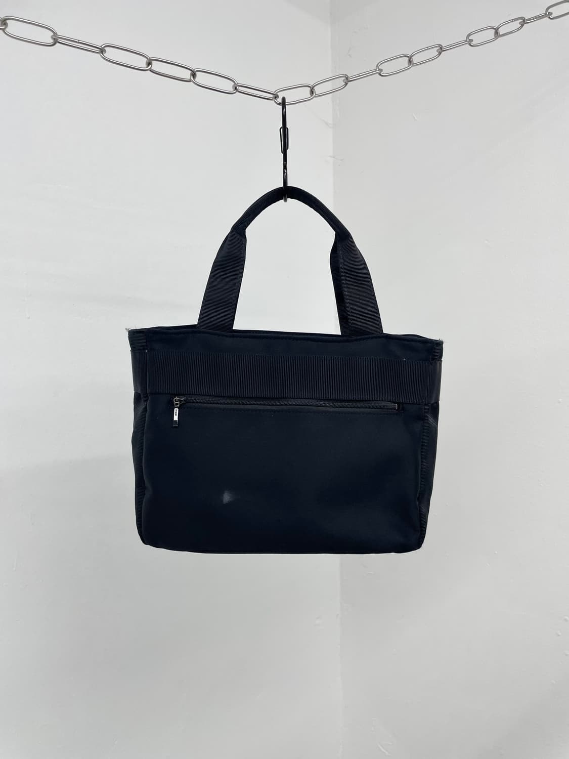 90‘s 꾸레쥬 로고 리본 토트백 상품이미지10