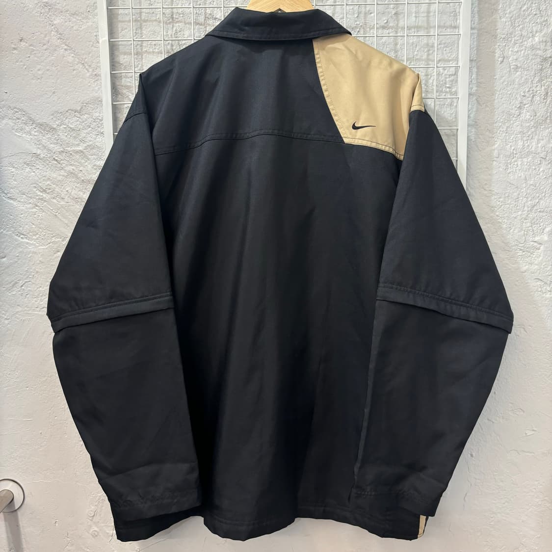 00s 나이키 올드스쿨 컨버터블 블랙 투웨이 자켓 2XL 상품이미지2
