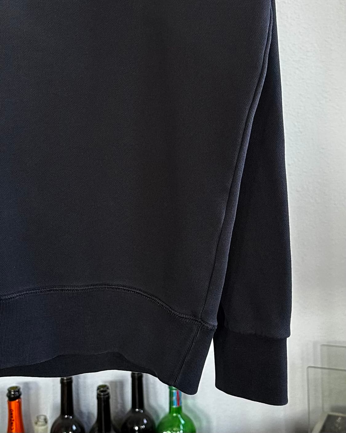 [L]메종키츠네 폭스헤드 블랙 맨투맨 상품이미지5