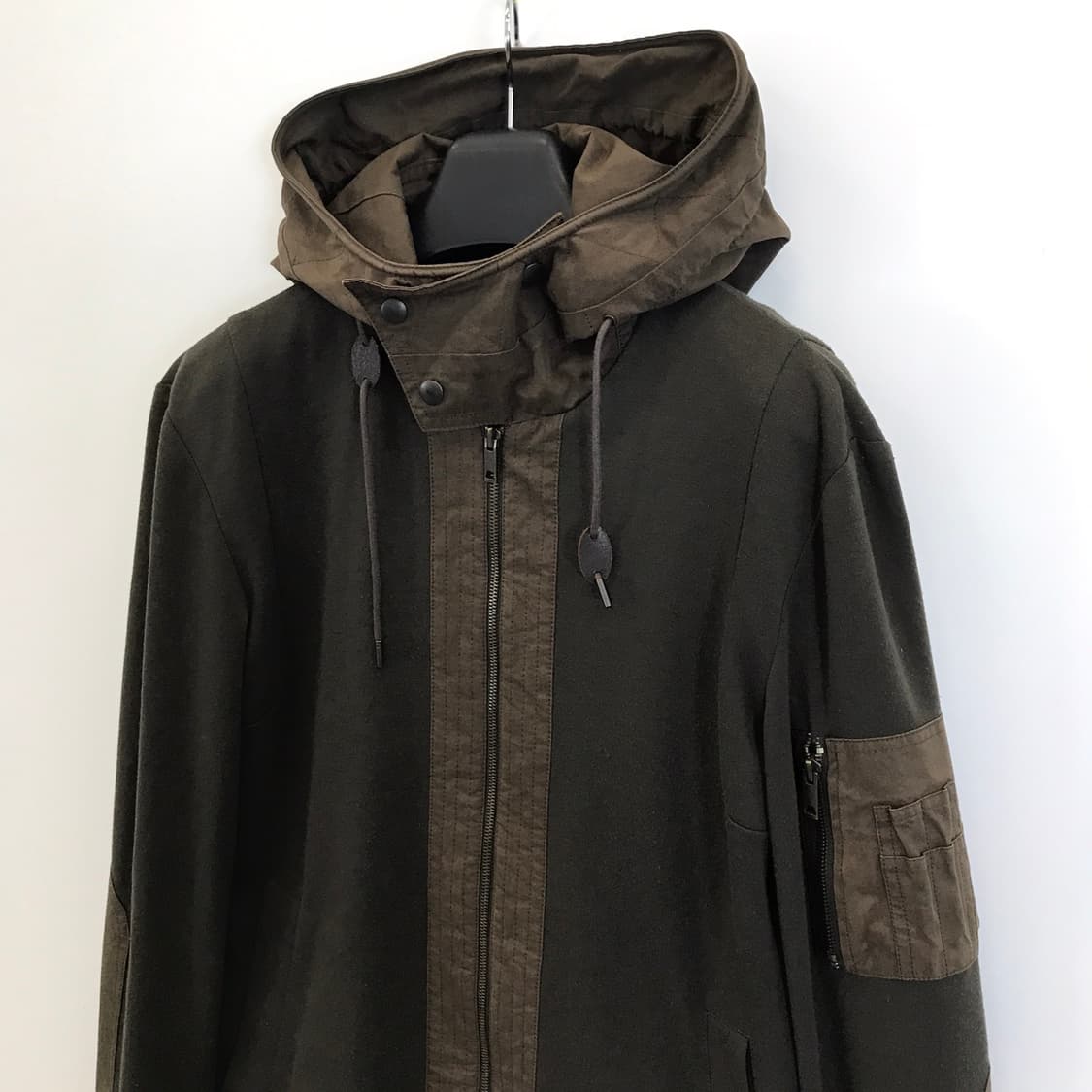 솔리드옴므 엘보패치 후드자켓 [100-105] 상품이미지2