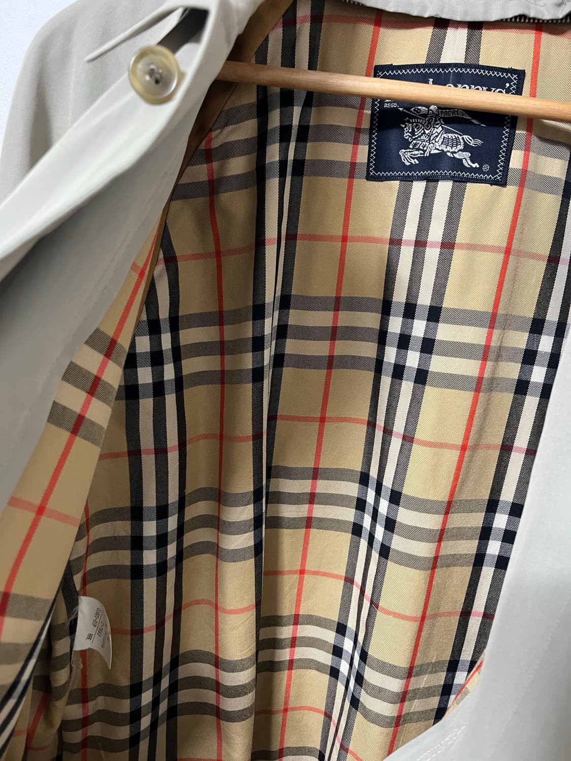 100 Burberry 버버리 올드스쿨 코트 정품 상품이미지4