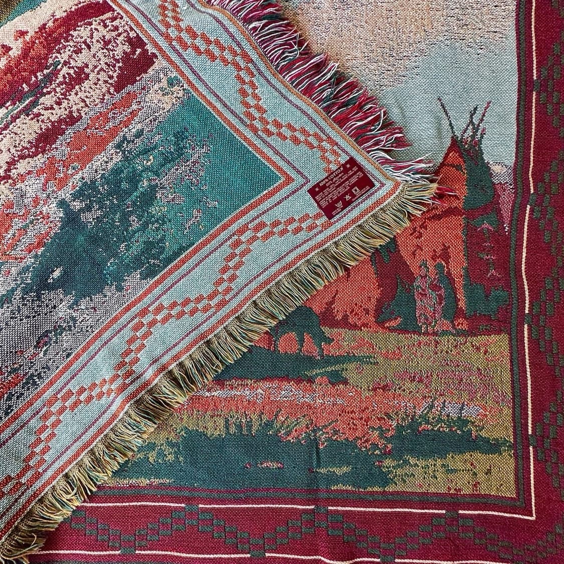 미국 빈티지 태피스트리 담요 빈티지담요 블랭킷 상품이미지2