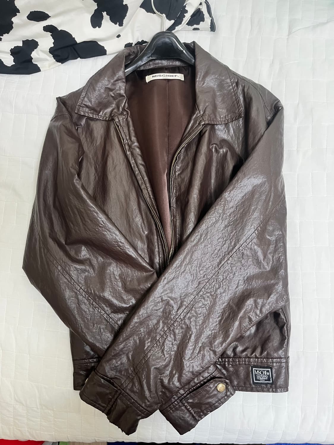 미스치프 fauz leather jacket s 폭스 레더 자켓 2018 상품이미지1