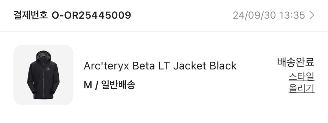 아크테릭스 베타LT 블랙 M 상품이미지10
