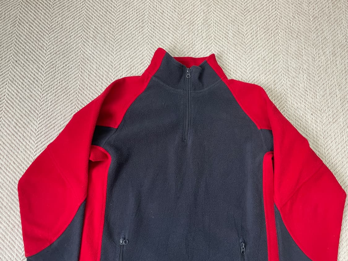 00s 올드갭 배색 플리스 하프집업 상품이미지3