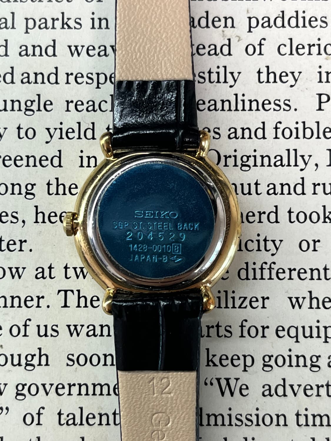 SEIKO 레이디스 독립초침 쿼츠 상품이미지4