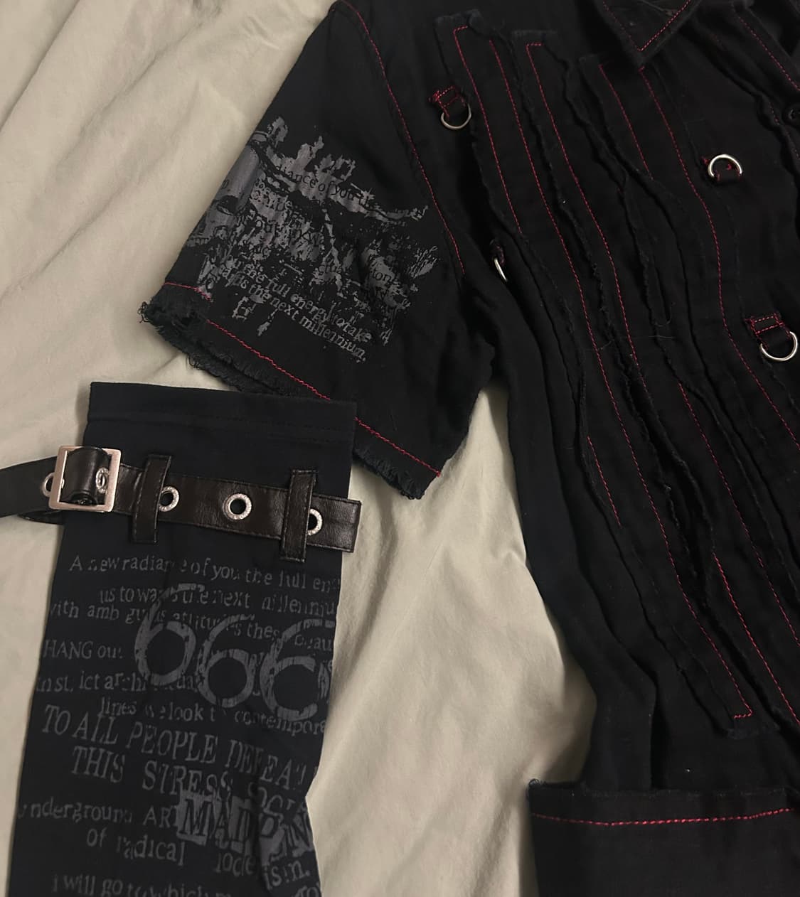 매드펑크 셔츠 원피스 상품이미지4