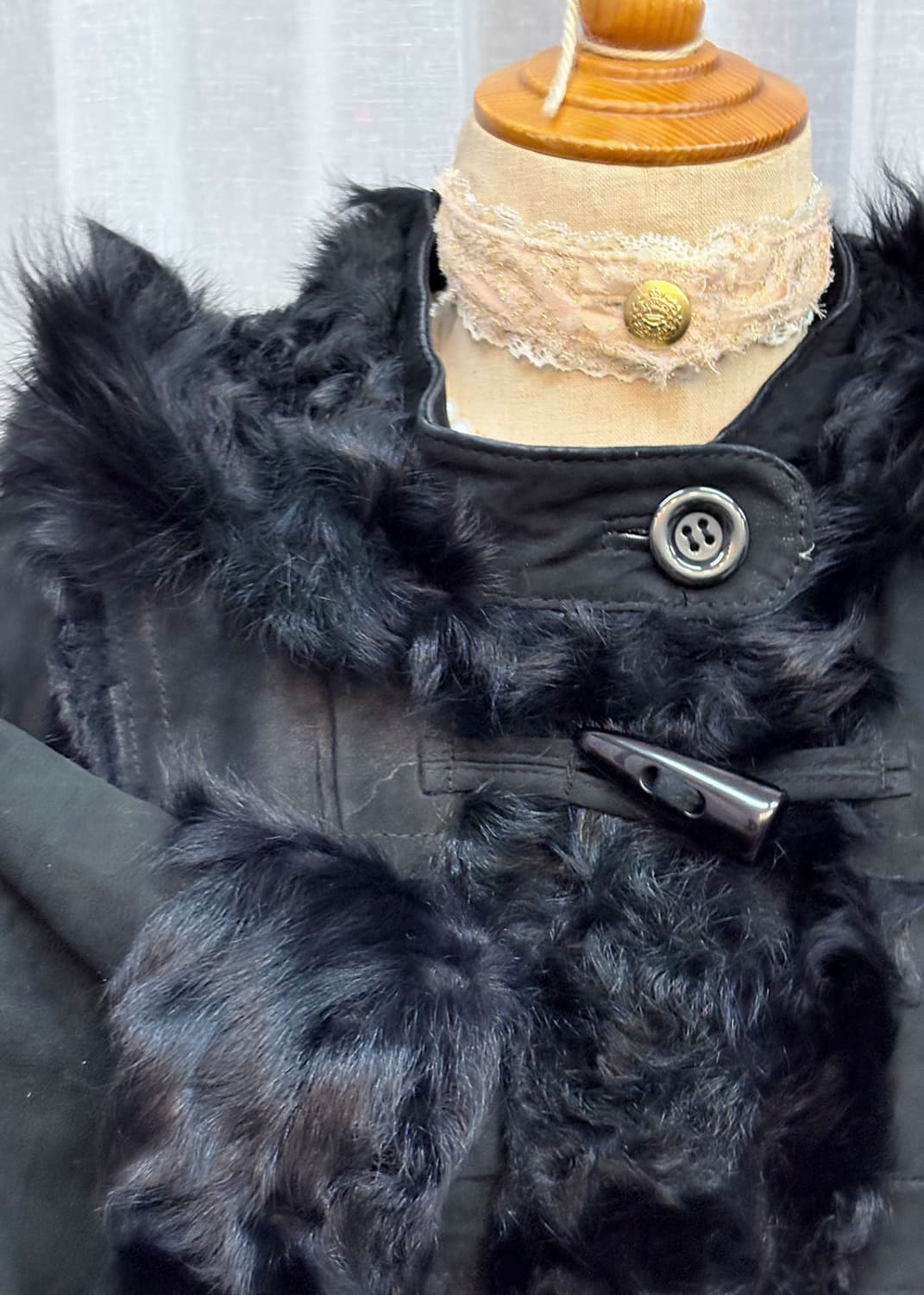 떡코 후드 무스탕 상품이미지4