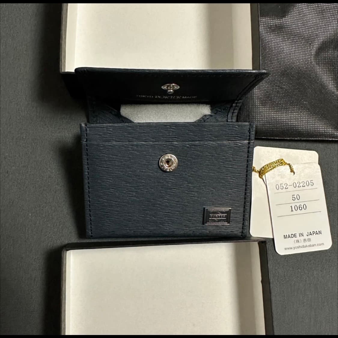 요시다 포터 카드지갑 네이비 (새상품) 상품이미지2