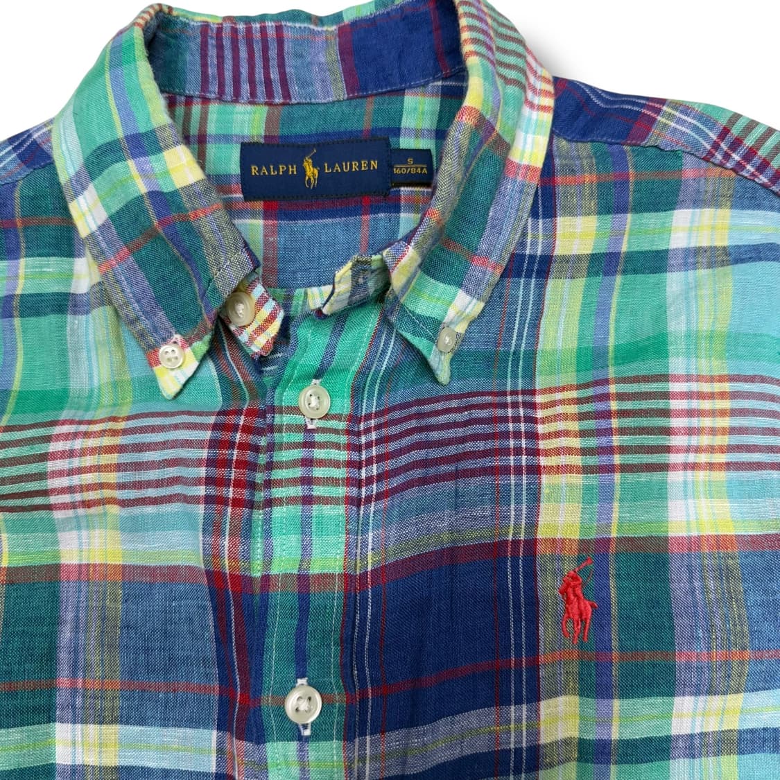 [S] 랄프로렌 멀티컬러 린넨 셔츠 상품이미지5