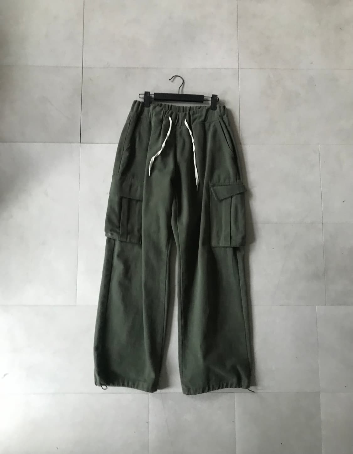와이드핏 카키 카고팬츠 상품이미지5