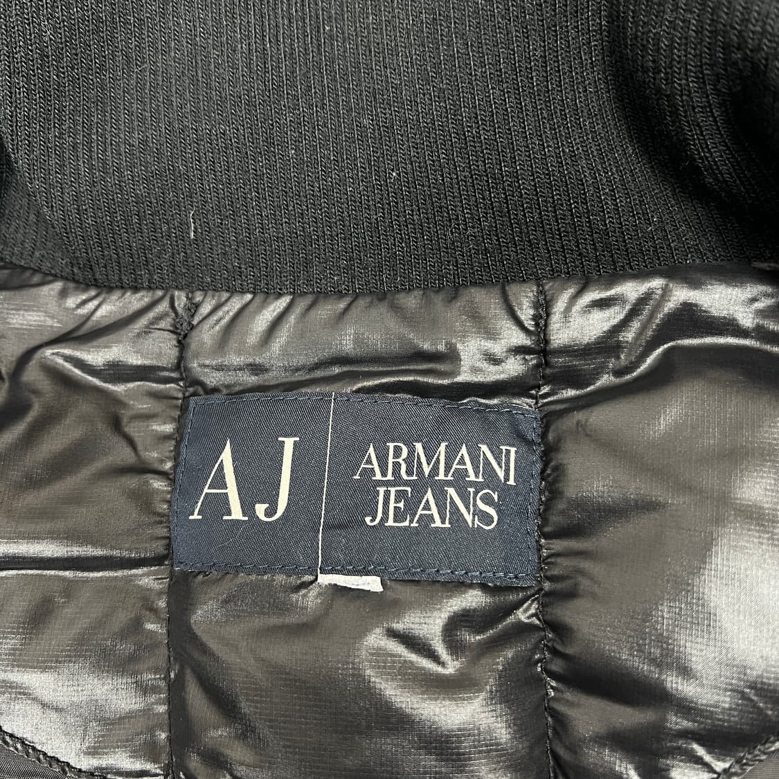 아르마니 독수리패치 덕다운 퀼팅 패딩 100 상품이미지5