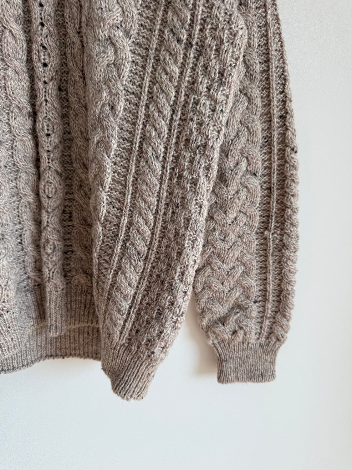 ARAN 헤비울 하프집업 니트(IRELAND) 상품이미지3