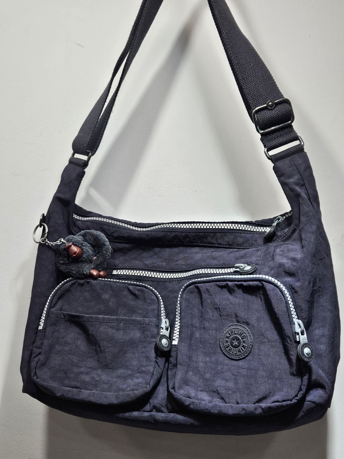 키플링(KIPLING) 네이비 투포켓 크로스백  상품이미지3