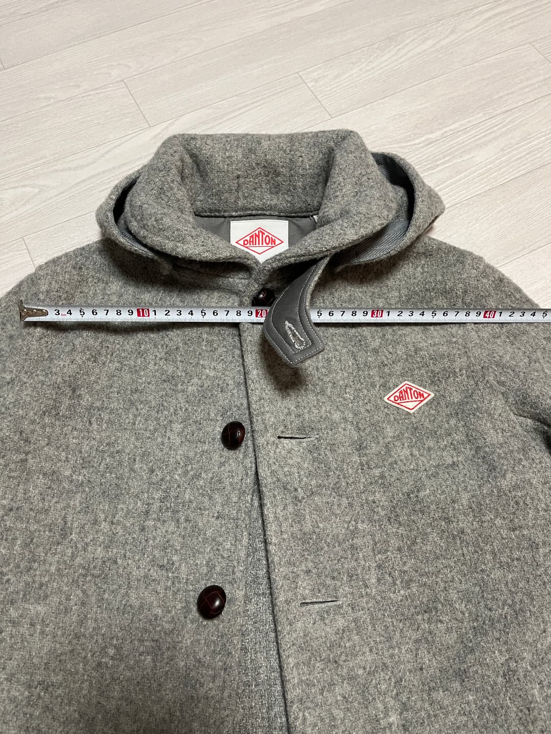 단톤 코트 울코트 36사이즈 그레이 상품이미지10