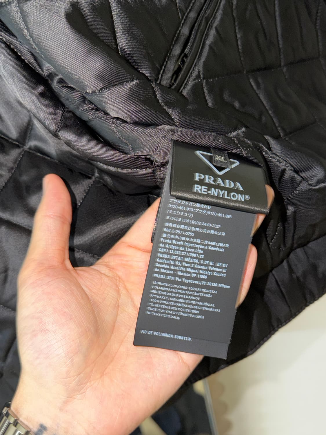 프라다 리나일론 블루종 워크자켓(택있음) 상품이미지4