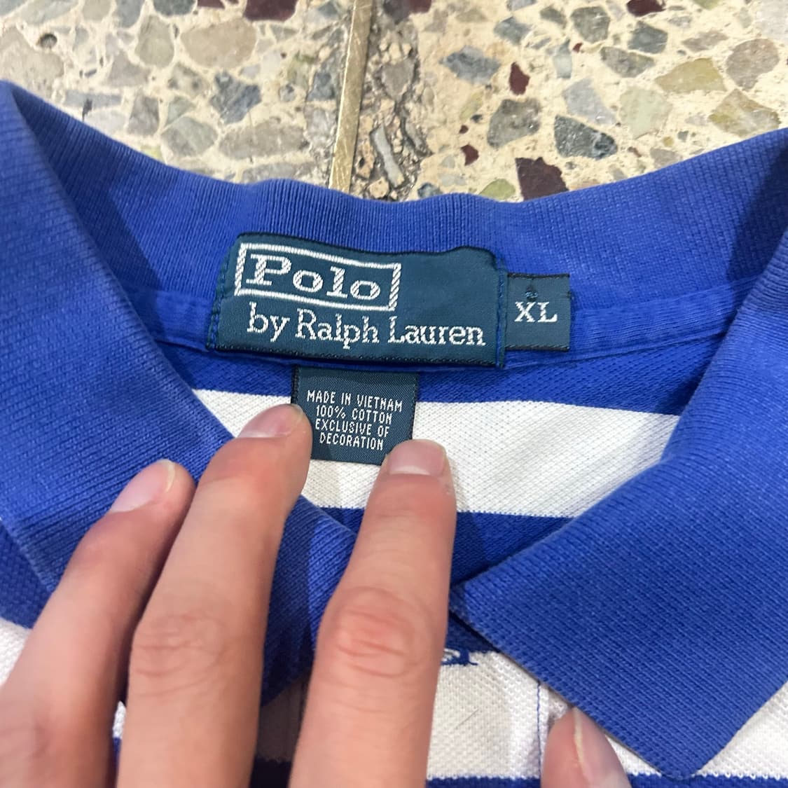 폴로(POLO RalphLauren) 스트라이프 자수 카라티 상품이미지4