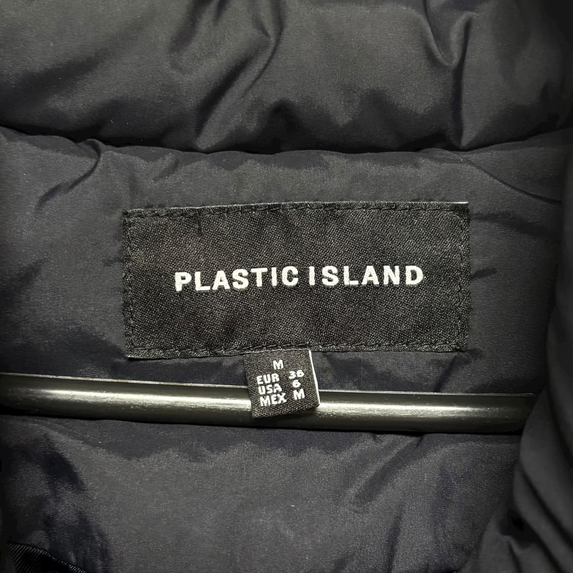 3677 플라스틱아일랜드 네이비 오리털 덕다운 여우털 롱패딩 상품이미지5