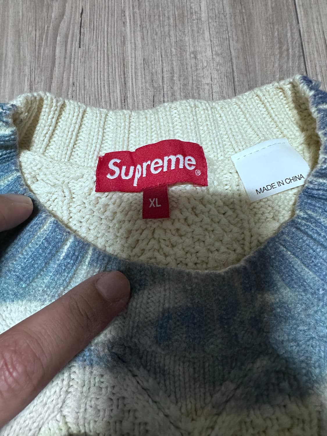 슈프림 커트 코베인 스웨터 화이트 XL 상품이미지2