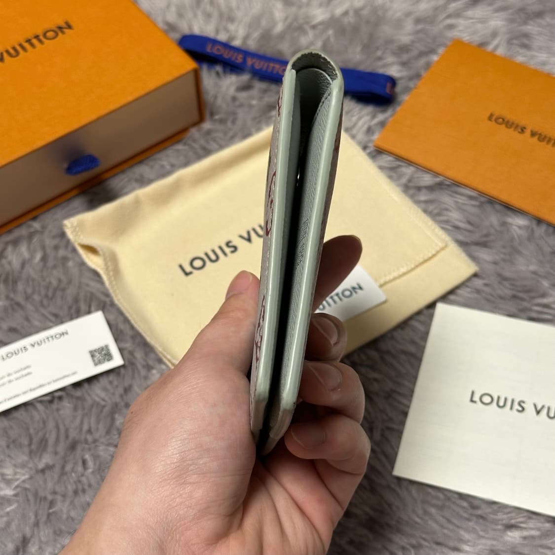 [풀구성] 루이비통 이클립스 멀티컬러 멀티플 월릿 반지갑 상품이미지5