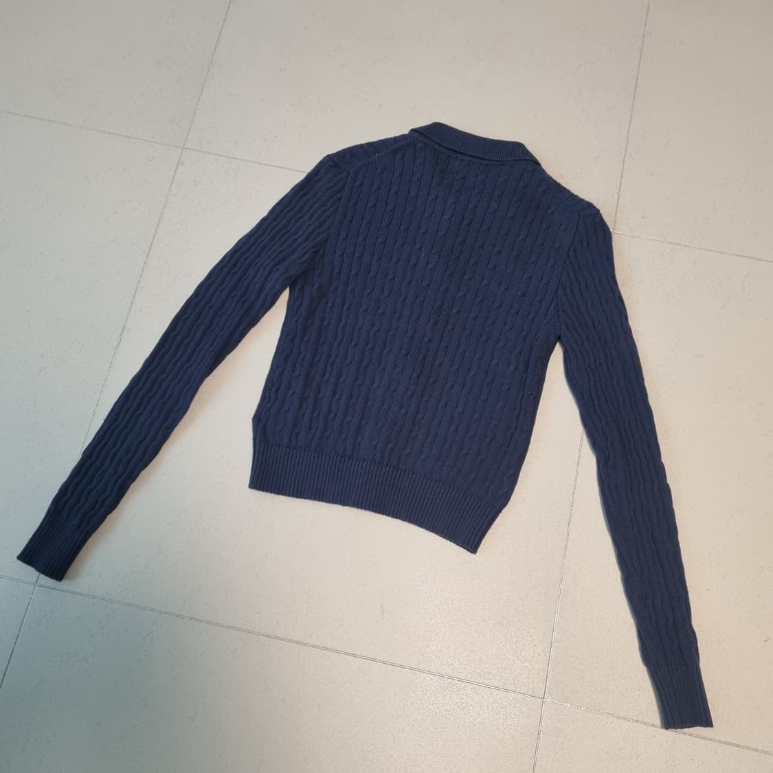 폴로 랄프로렌 네이비 꽈배기 가디건 상품이미지3