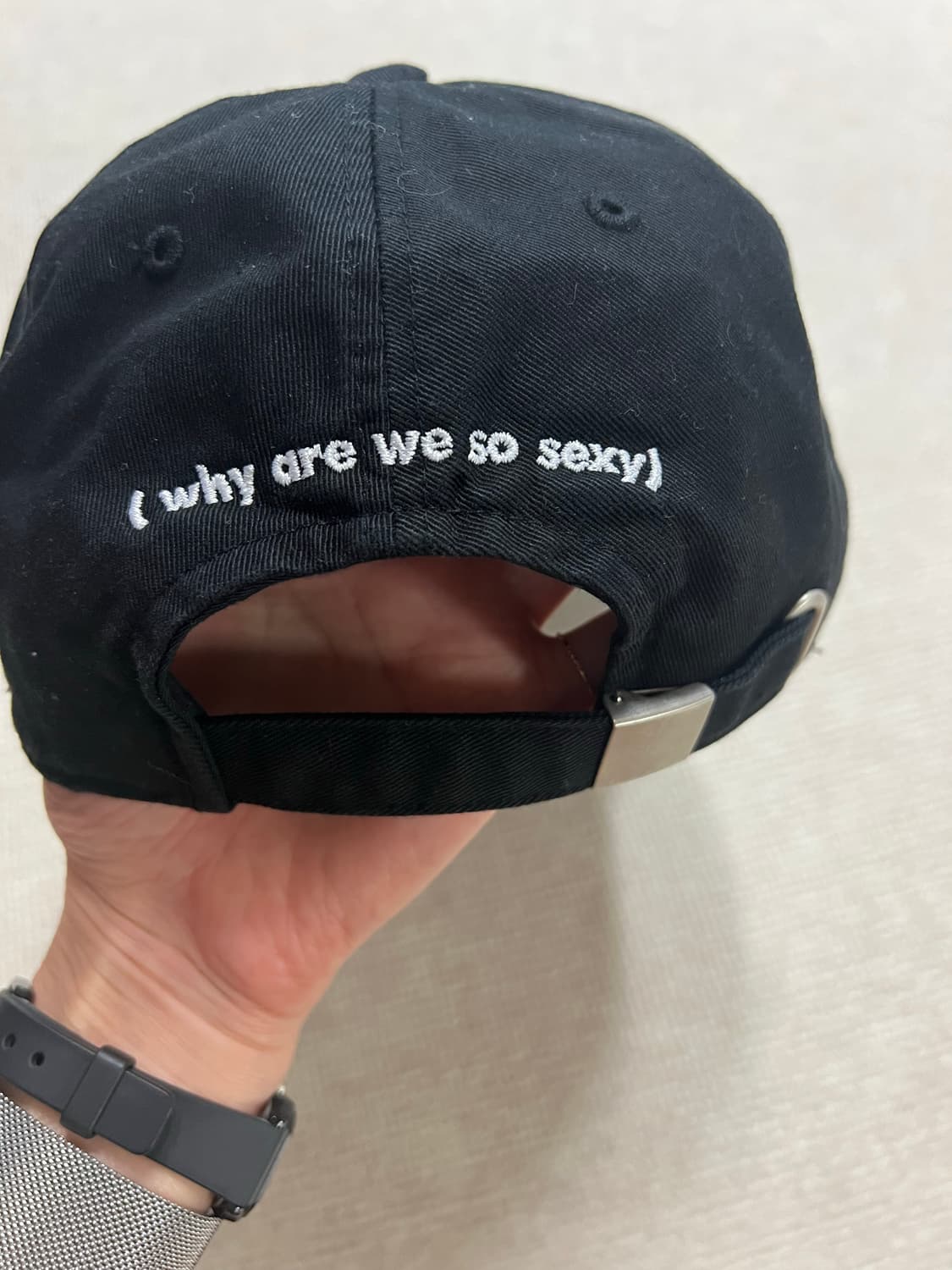 애즈이프캘리 볼캡 블랙 상품이미지3