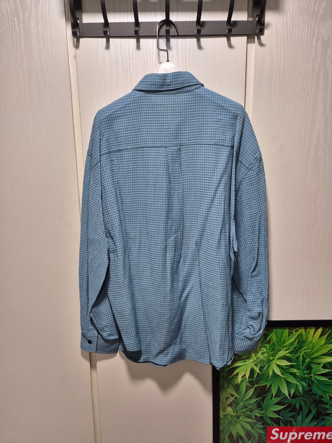 (세일)(새상품)MONGDOL 시어서커 셔츠 하늘색 상품이미지9