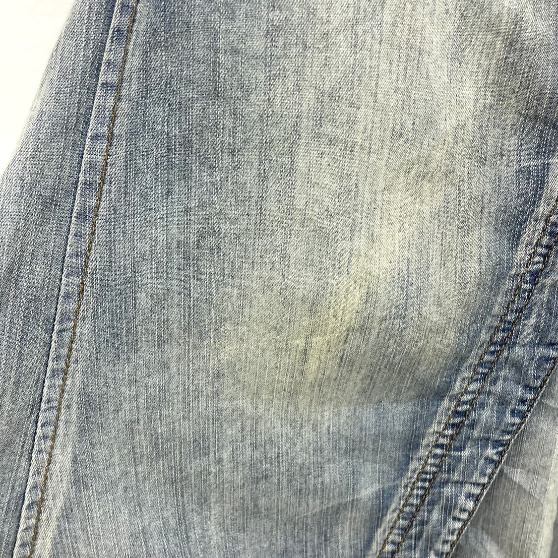 corset vintage wash denim skirt 상품이미지5