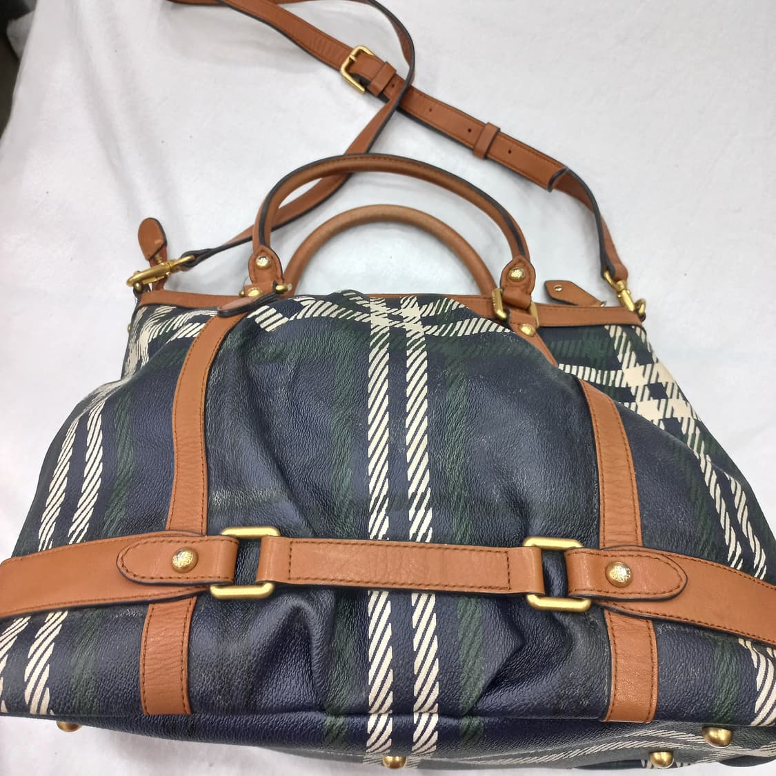 빈폴 체크무늬 토트백 크로스백 상품이미지2