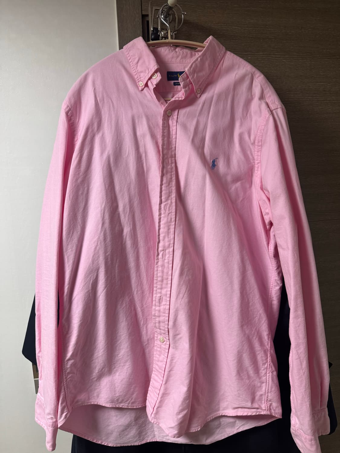 폴로옥스포드셔츠 클래식핏 핑크 L 상품이미지1