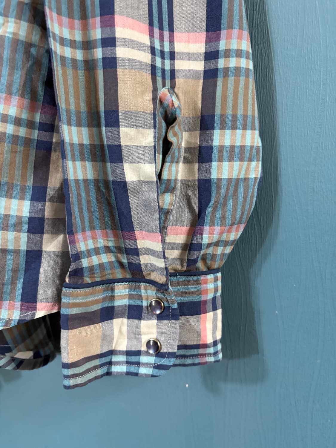 80‘s Levis Check Western  shirt. 상품이미지6
