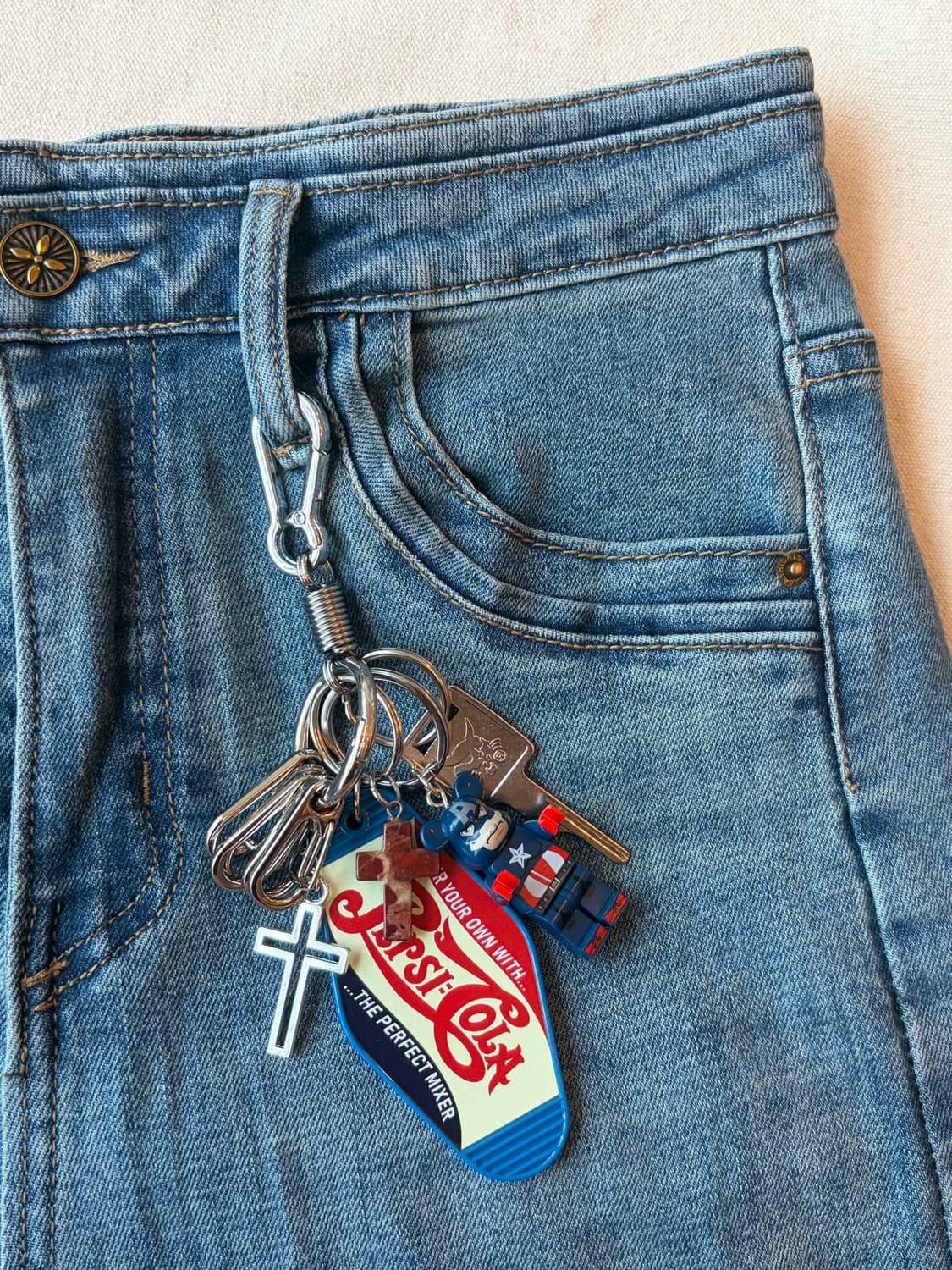 히어로 크로스 빈티지 믹스 키링 상품이미지4