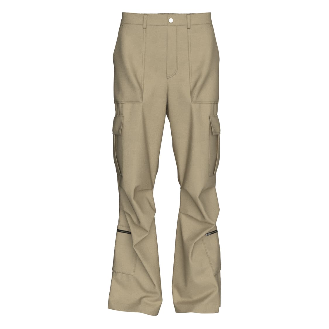 [1] 신더 멀티 와이드 카고 팬츠 베이지 상품이미지1