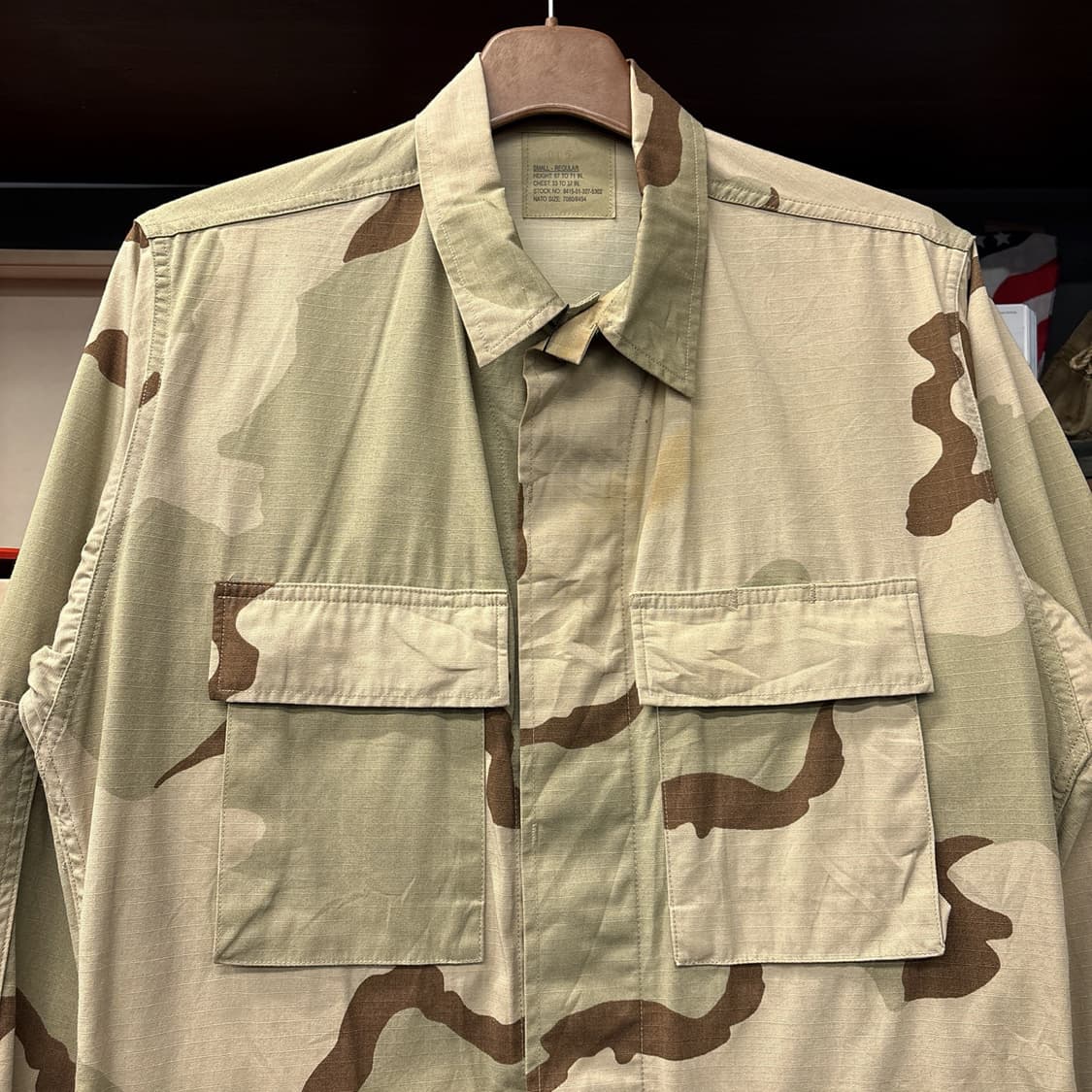 00s US Army 데저트 카모플라쥬 컴뱃 필드자켓 N1137 상품이미지3