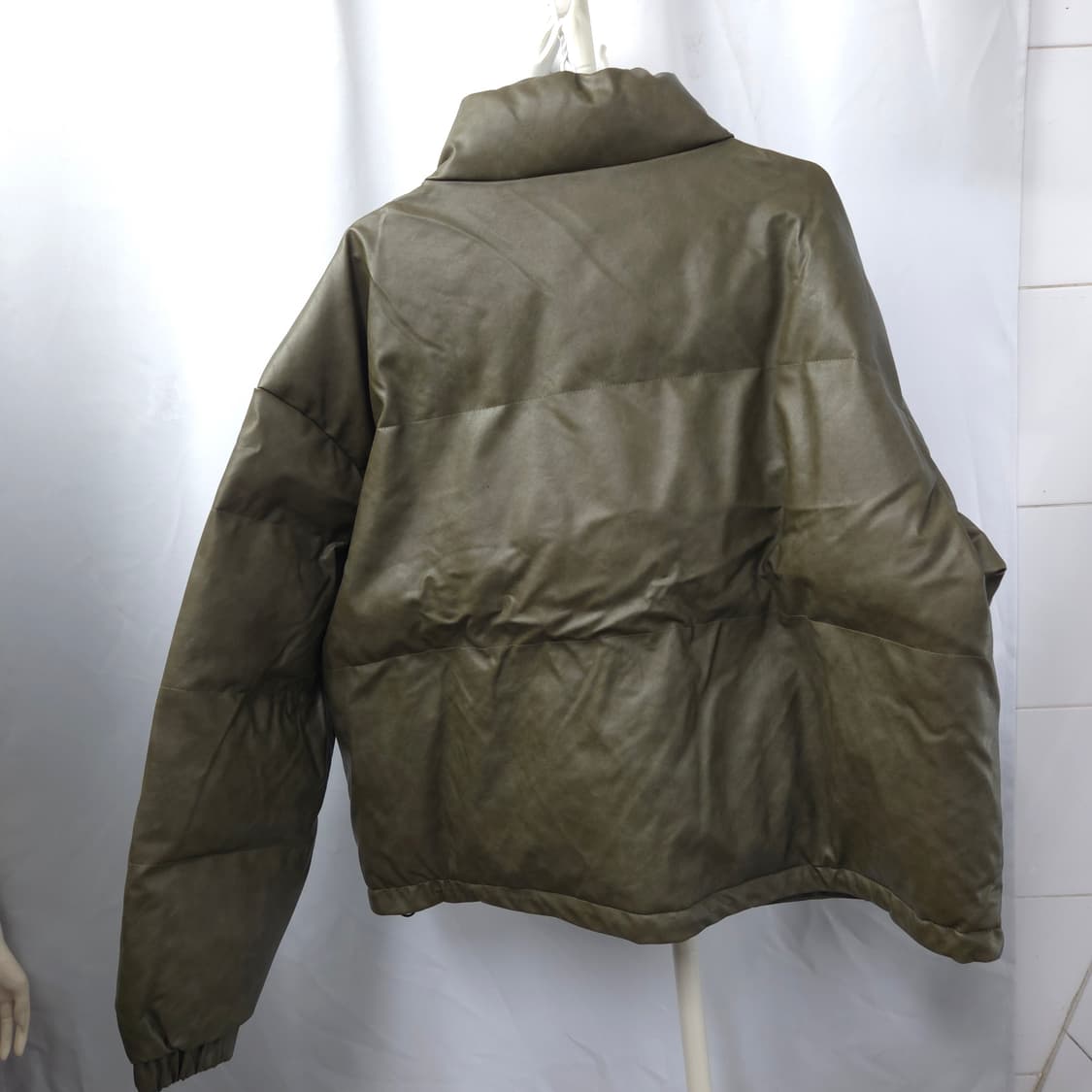 프리 /140 인조 가죽 숏패딩  상품이미지7