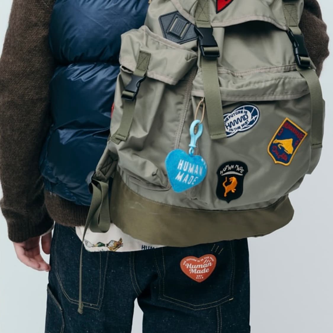 휴먼메이드 스터프드 하트 키링 상품이미지3