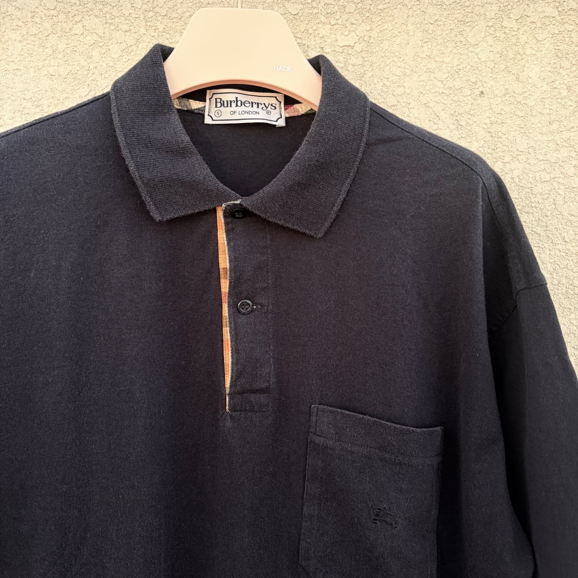 버버리 런던 90s 빈티지 포켓 PK카라 반팔티(L) 상품이미지3