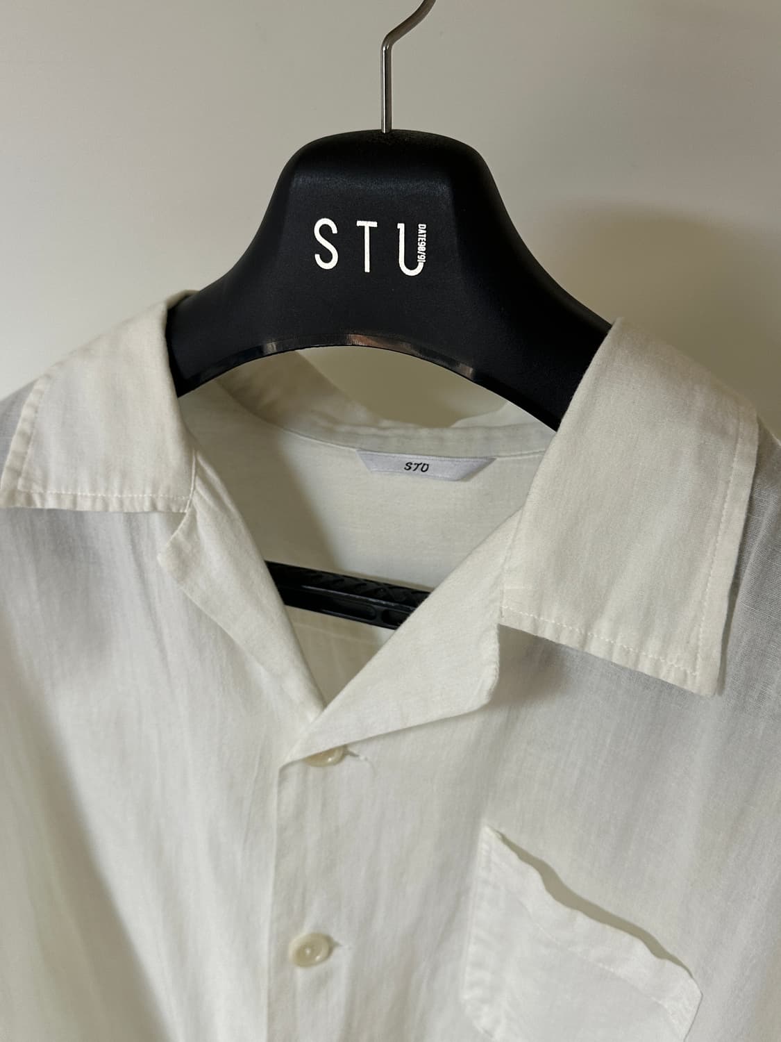 STU 에스티유 퍼피 엠브로더리 셔츠 화이트 M 상품이미지10