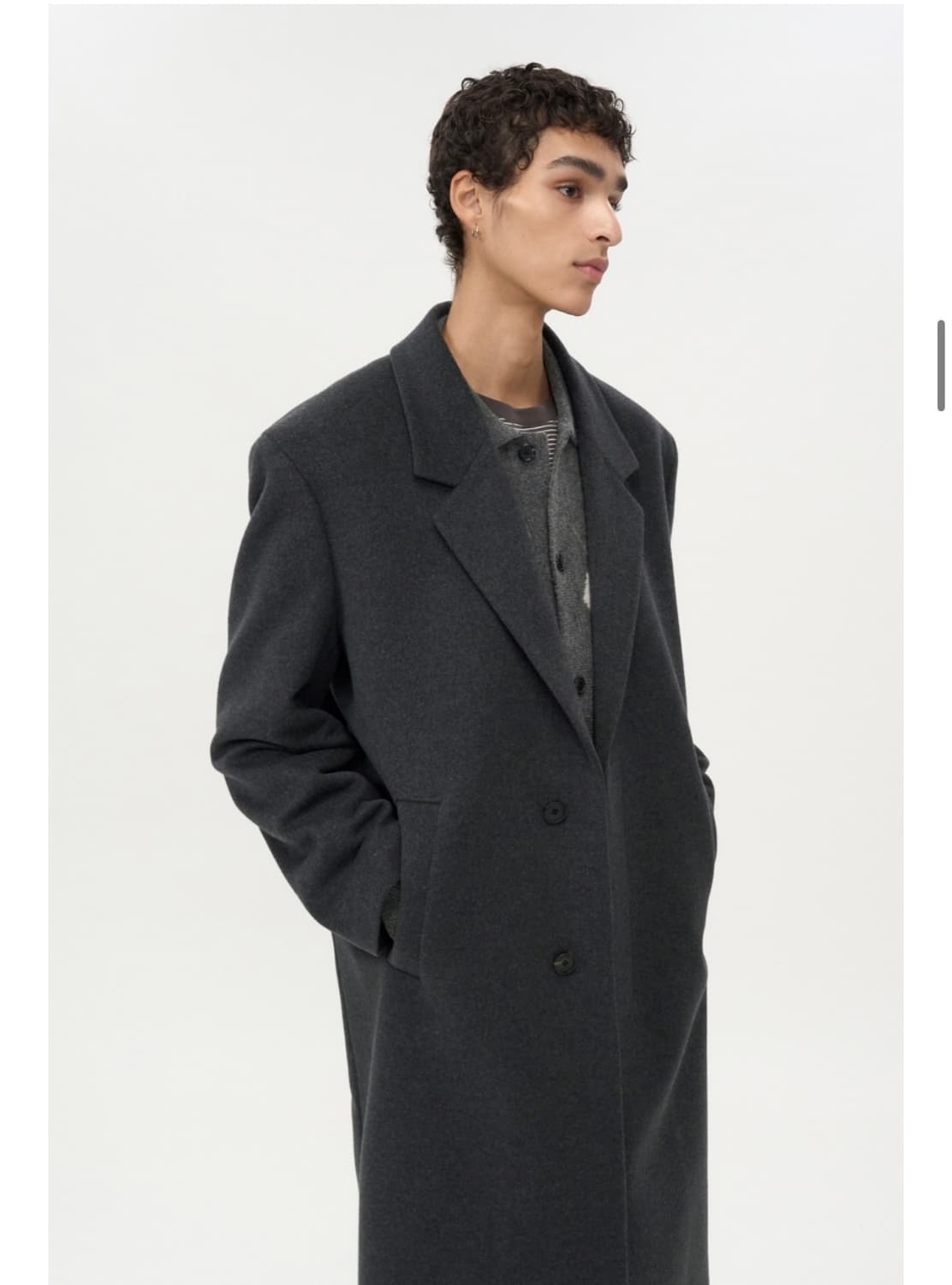 마펠 캐시미어 싱클 코트 멜란지  상품이미지3