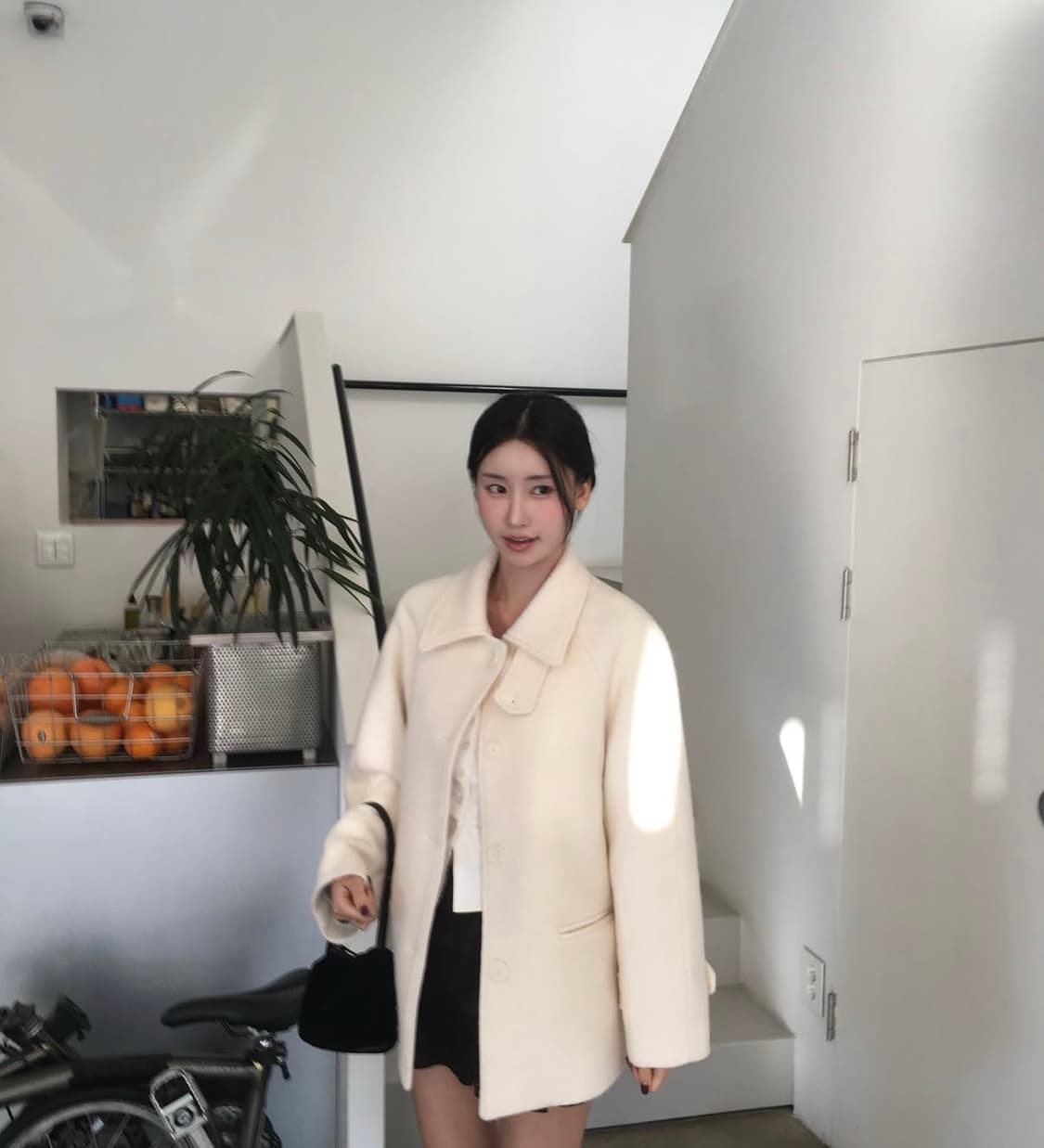 르베샵 leube snowy boucle coat 상품이미지1