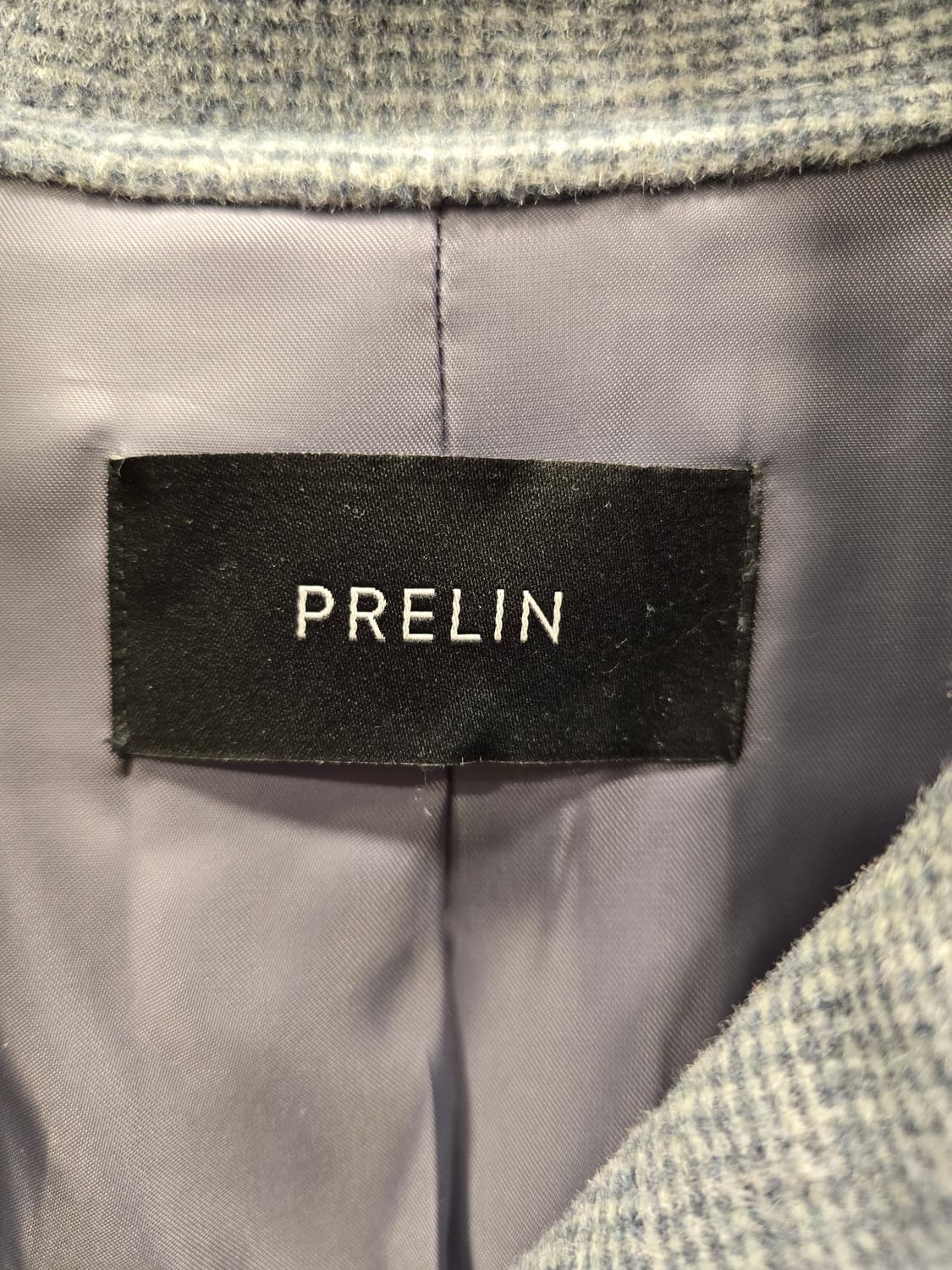 프렐린 PRELIN 핸드메이드 그레이 울 혼방 코 자켓 66 상품이미지8