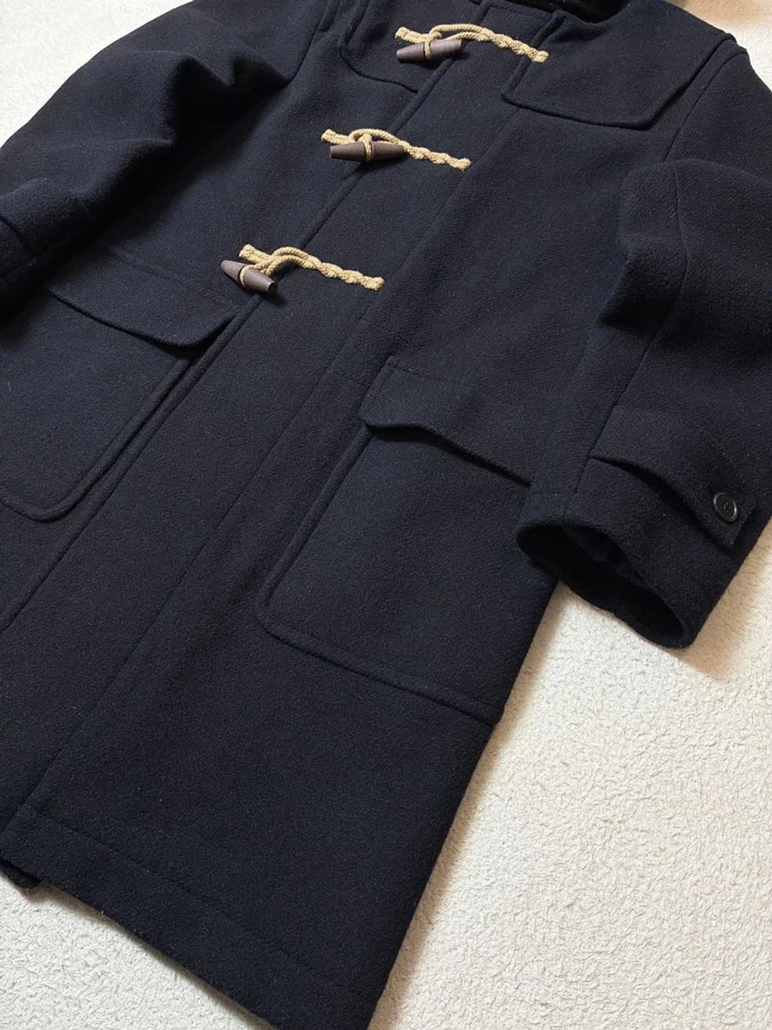 유니클로 울 시그니처 더플 후디 코트 PN6741 상품이미지3