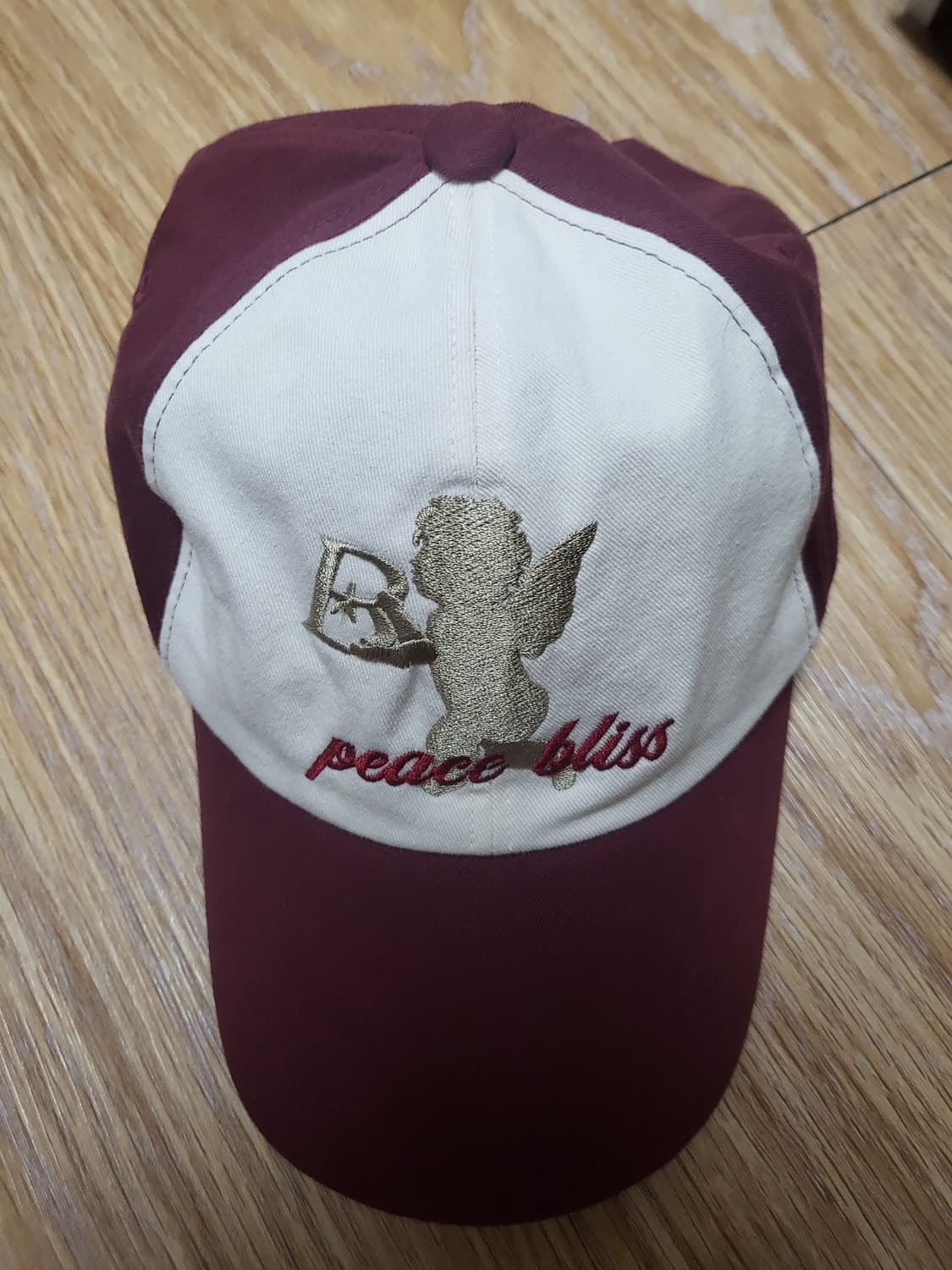 바우프 엔젤 볼캡 모자 버건디 상품이미지3