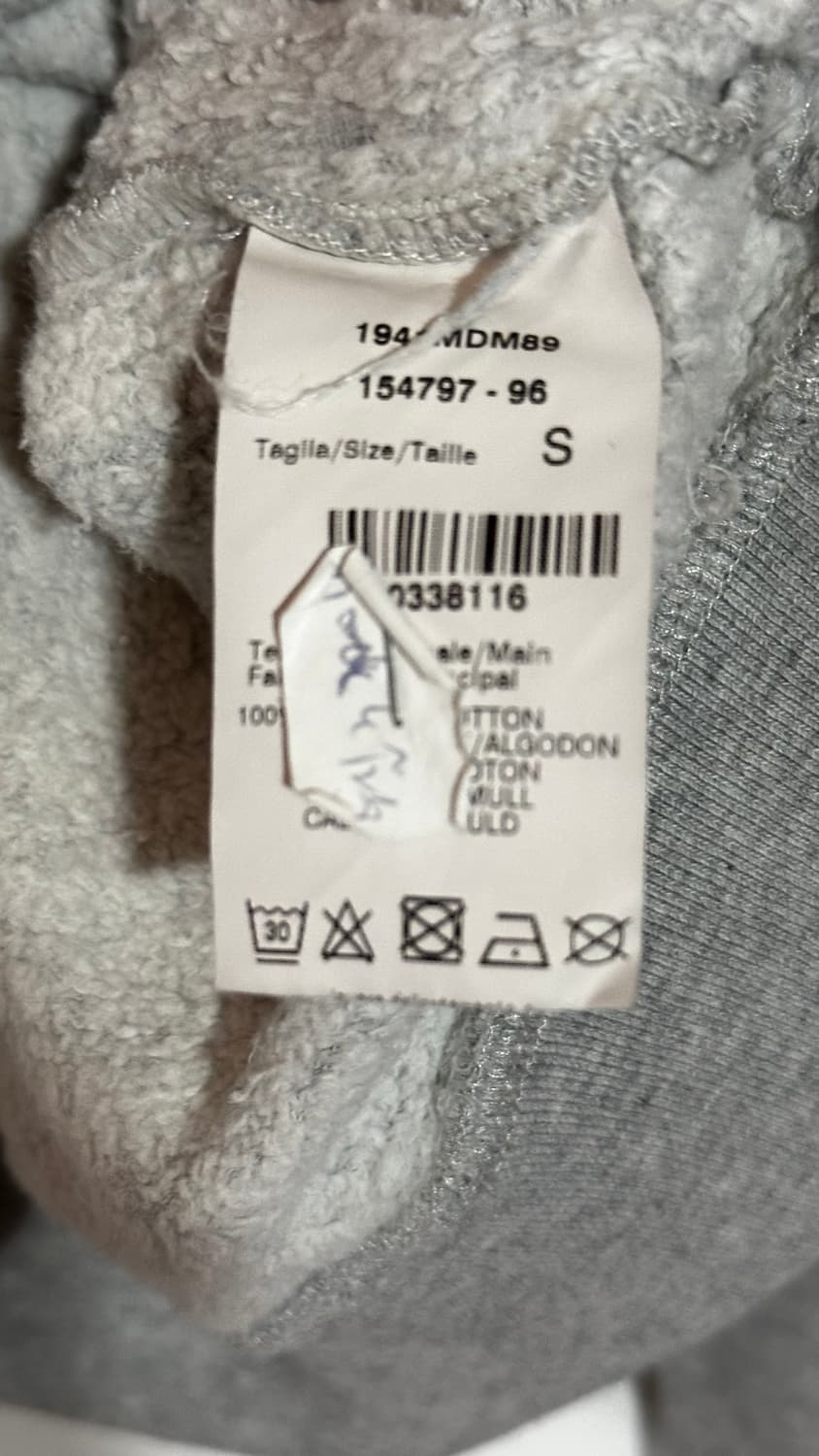 MSGM 밀라노 로고 맨투맨 그레이 S 상품이미지3