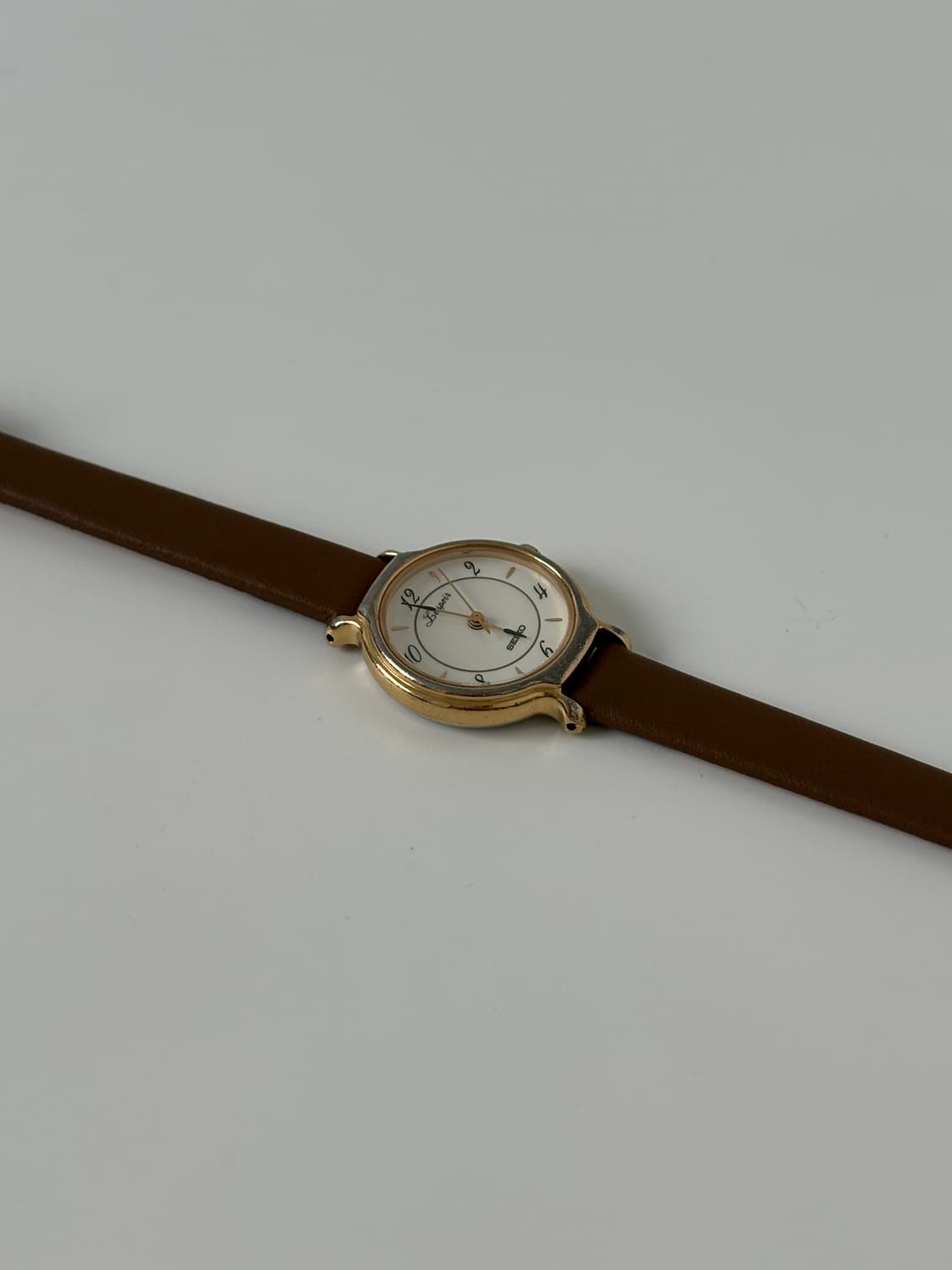 1990s Lespoir Gold Bezel Ladies Quartz 상품이미지6