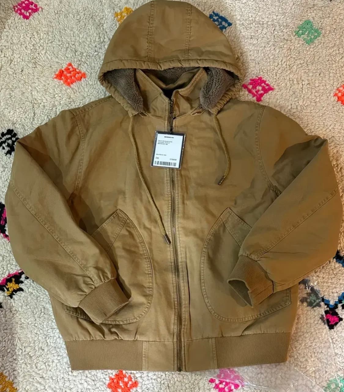 매스노운 워시드 후드 보아 자켓 상품이미지4