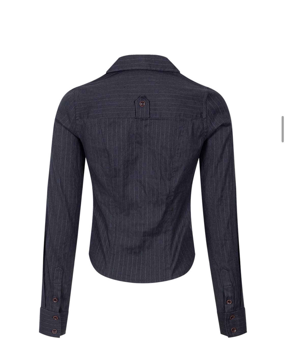 플노팔 카일라 셔링 셔츠 탑 (Indigo) 상품이미지3