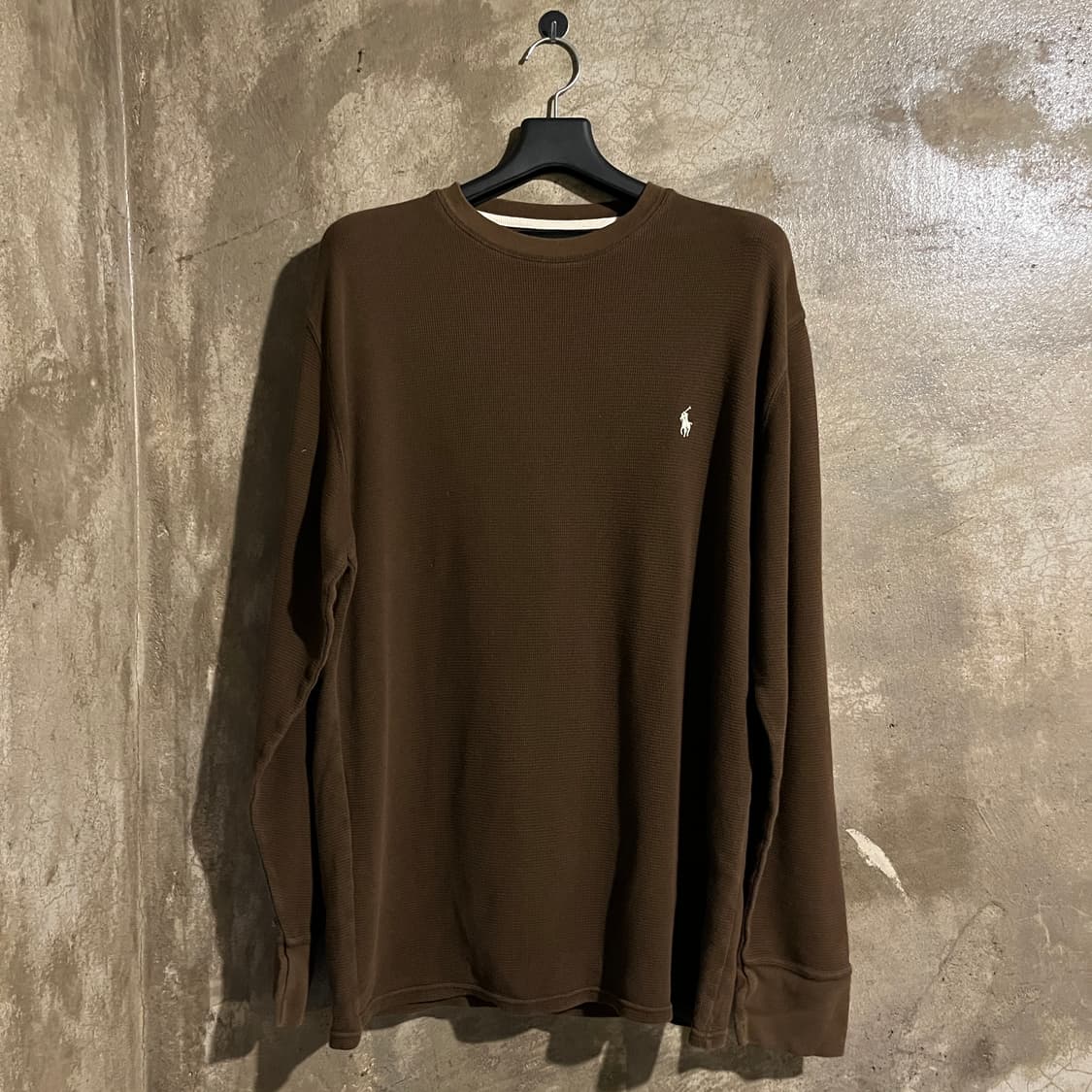 폴로랄프로렌 와플 롱슬리브 브라운 상품이미지5
