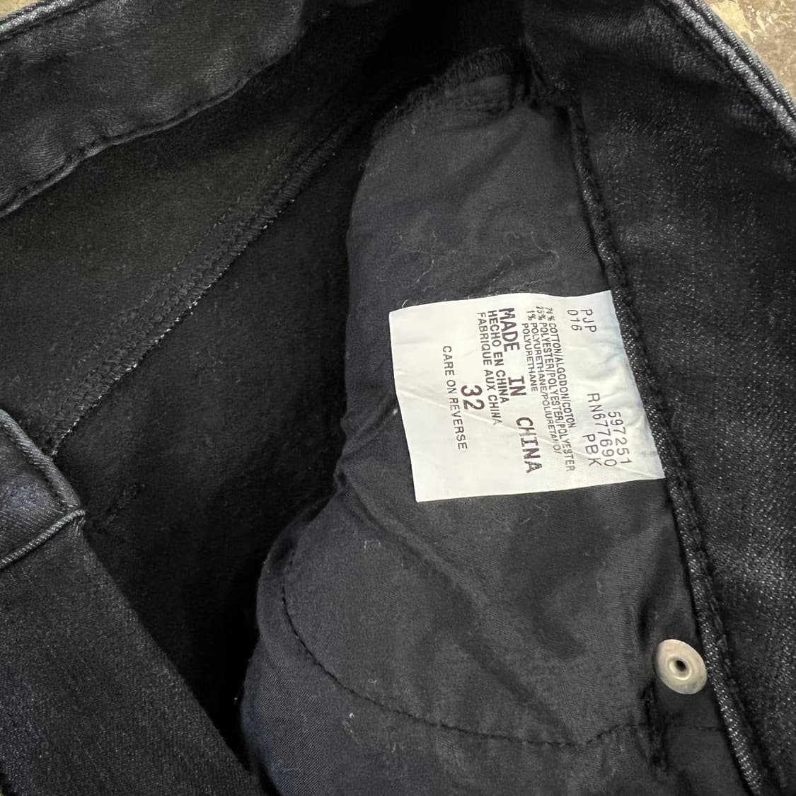 32) 디키즈 기모 데님팬츠 청바지 흑청 블랙진 아메카지 워크웨어 상품이미지6