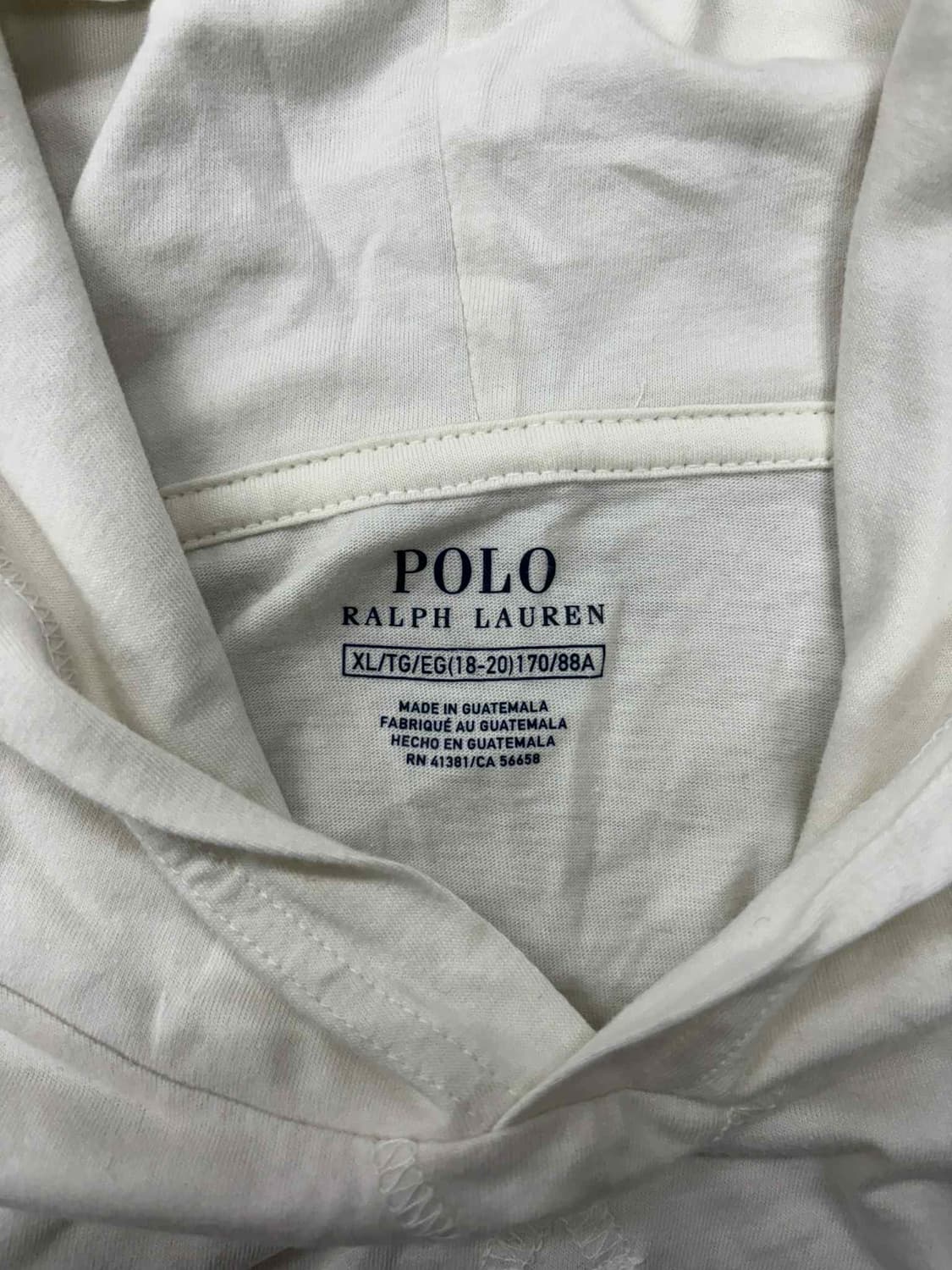 폴로 랄프로렌 바이시클 심볼 화이트 후드 슬리브(XL) 상품이미지4